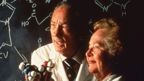 Gertrude Elion ve George Hitchings, 1988