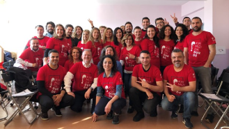 Bir grup GSK Türkiye çalışanı gönüllülük projesinde