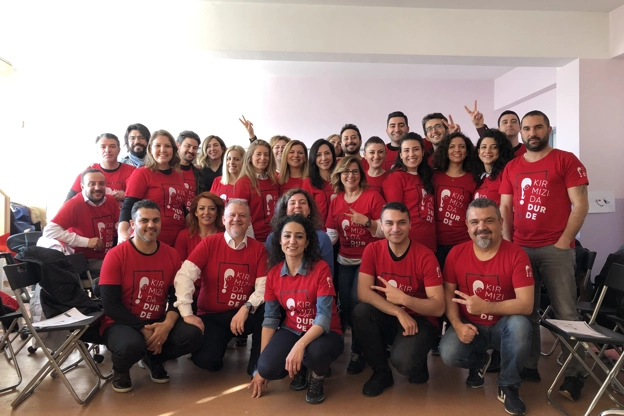 GSK Türkiye Kırmızıda Dur De! Projesi Gönüllüleri